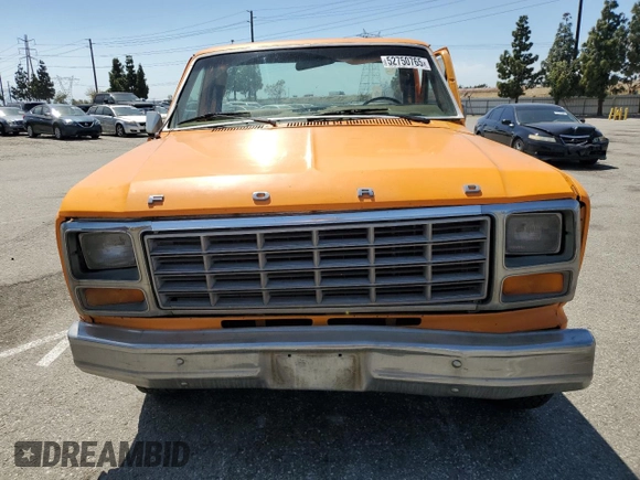 1980 Ford F-150 with VIN F15ERJD0653, listed as a Copart auction lot 52750765 with 27,691 mi miles and Salvage title. Bid and sale history available at DreamBid. Image 5.