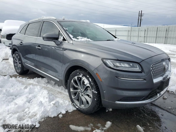 2022 Lincoln Nautilus Reserve with VIN 2LMPJ8KPXNBL01062, listed as a Copart auction lot 45741375 with 46,584 mi miles and Salvage Title. Bid and sale history available at carsss.com. Image 4.