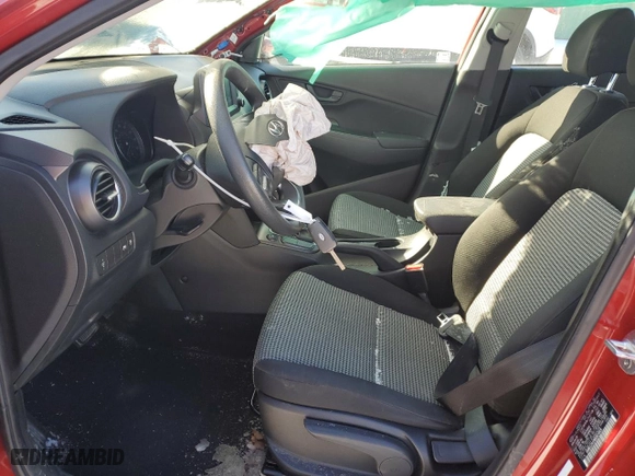 2021 Hyundai Kona SE with VIN KM8K12AA9MU614919, listed as a Copart auction lot 45550725 with 20,994 mi miles and Salvage Title. Bid and sale history available at carsss.com. Image 7.