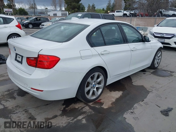 2015 BMW 3 Series 320i with VIN WBA3B1G52FNT06107, listed as a IAAI auction lot 41777304 with 85,832 mi miles. Bid and sale history available at carsss.com. Image 4.