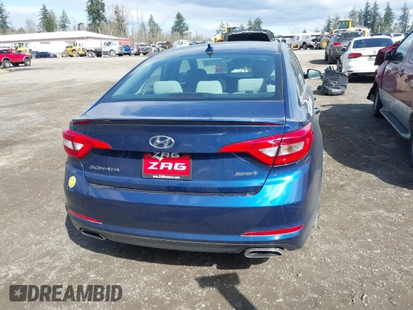 2017 Hyundai Sonata Sport with VIN 5NPE34AF3HH481285, listed as a IAAI auction lot 41950164 with 49,273 mi miles and . Bid and sale history available at DreamBid. Image 16.