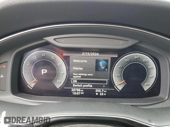 2020 Audi Q7 Premium z VIN WA1AXAF77LD001065, wystawiony jako Copart lot #42515984 z przebiegiem 26 796 mil mil oraz . Historia ofert i sprzedaży dostępna na DreamBid. Obrazek 9.
