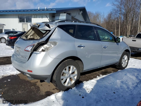 2012 Nissan Murano SV with VIN JN8AZ1MW4CW226675, listed as a Copart auction lot 43904425 with 157,568 mi miles and Salvage Title. Bid and sale history available at carsss.com. Image 3.