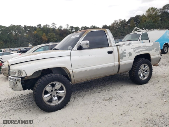 1996 Dodge Ram 1500 with VIN 1B7HC16ZXTS562891, listed as a Copart auction lot 78233264 with 153,662 mi miles and Salvage Title. Bid and sale history available at carsss.com. Image 1.