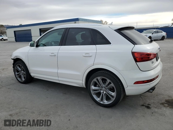 2017 Audi Q3 Premium Plus with VIN WA1HCCFS3HR009720, listed as a Copart auction lot 86170574 with 92,463 mi miles and Salvage title. Bid and sale history available at DreamBid. Image 2.