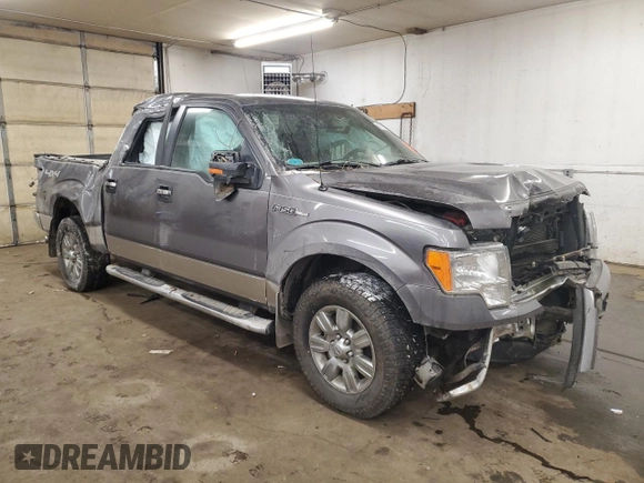 2012 Ford F-150 XL with VIN 1FTFW1EF3CFA29537, listed as a Copart auction lot 44780285 with 0 mi miles and Non Repairable. Bid and sale history available at carsss.com. Image 4.