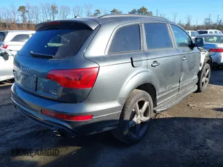 2015 Audi Q7 3.0T S line Prestige with VIN WA1DGAFEXFD001724, listed as a IAAI auction lot 41367612 with 57,066 mi miles. Bid and sale history available at carsss.com. Image 4.