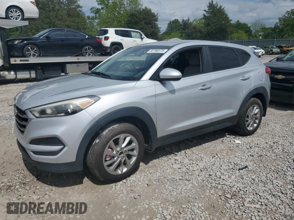 2017 Hyundai Tucson SE z VIN KM8J23A45HU306130, wystawiony jako Copart lot #55760375 z przebiegiem 106 294 mil mil oraz Czysty tytuł • Clean title. Historia ofert i sprzedaży dostępna na DreamBid. Obrazek 1.