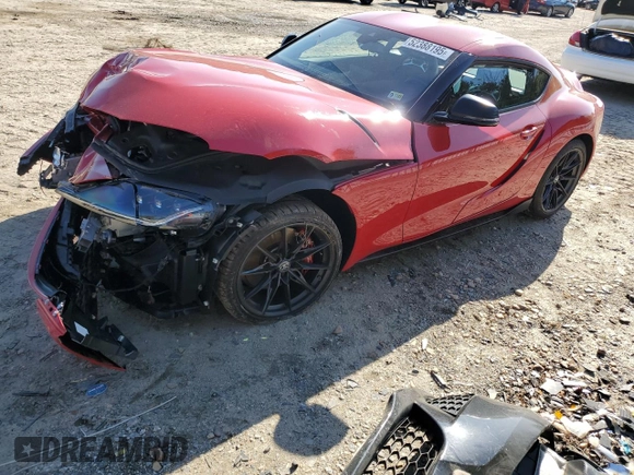 2024 Toyota Supra 3.0 with VIN WZ1DB0G02RW068233, listed as a Copart auction lot 52388195 with 3,881 mi miles and Salvage title. Bid and sale history available at DreamBid. Image 1.