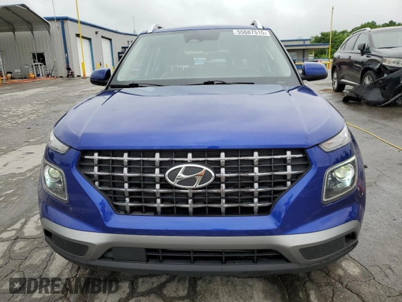 2023 Hyundai Venue Limited with VIN KMHRC8A33PU244326, listed as a Copart auction lot 55687515 with 9,973 mi miles and Salvage title. Bid and sale history available at DreamBid. Image 5.