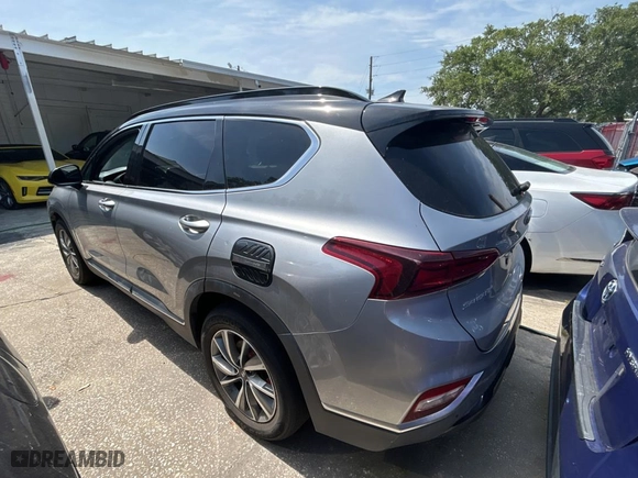 2020 Hyundai Santa Fe SEL with VIN 5NMS33AD3LH207036, listed as a Copart auction lot 54631855 with 54,755 mi miles and Salvage Title. Bid and sale history available at carsss.com. Image 3.