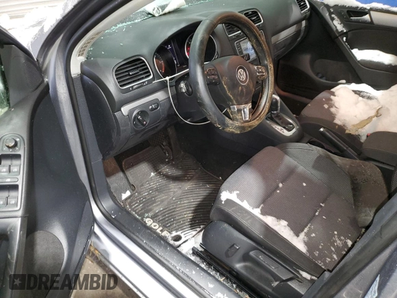2014 Volkswagen Golf TDI w/Sunroof & Nav with VIN WVWDM7AJ8EW005019, listed as a Copart auction lot 87408824 with 88,332 mi miles and Salvage title. Bid and sale history available at DreamBid. Image 8.