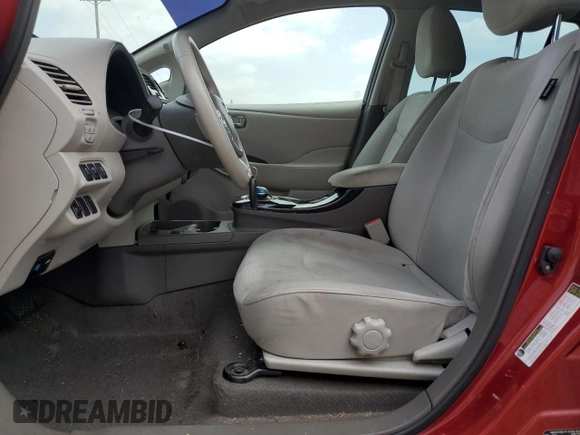 2012 Nissan LEAF SL with VIN JN1AZ0CP1CT025305, listed as a Copart auction lot 54273085 with 48,575 mi miles and Clean Title. Bid and sale history available at carsss.com. Image 7.