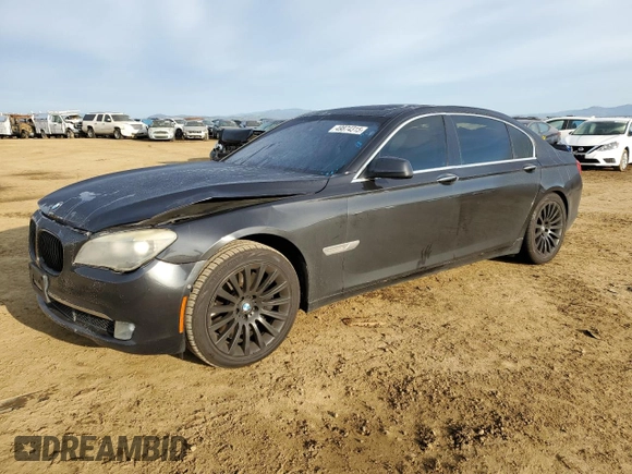 2012 BMW 7 Series 750Li with VIN WBAKB8C52CDW84794, listed as a Copart auction lot 49874315 with 118,725 mi miles and Salvage Title. Bid and sale history available at carsss.com. Image 1.