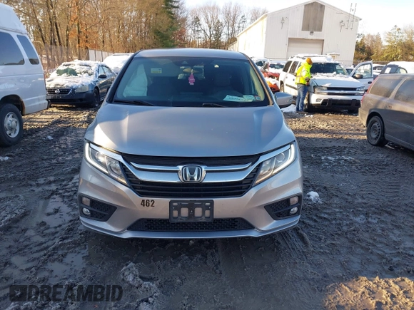 2019 Honda Odyssey EX with VIN 5FNRL6H50KB074265, listed as a IAAI auction lot 40964685 with 74,719 mi miles and . Bid and sale history available at DreamBid. Image 12.