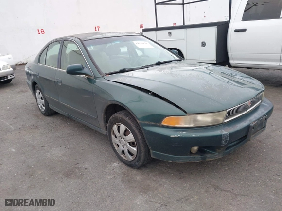 2001 Mitsubishi Galant ES with VIN 4A3AA46G81E210487, listed as a IAAI auction lot 42120831 with 1 mi miles. Bid and sale history available at carsss.com. Image 1.