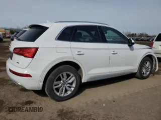 2020 Audi Q5 Premium with VIN WA1ANAFYXL2026794, listed as a Copart auction lot 44834995 with 66,010 mi miles and Salvage title. Bid and sale history available at DreamBid. Image 3.