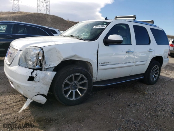 2008 GMC Yukon Denali with VIN 1GKFK63838J213866, listed as a Copart auction lot 49329765 with 143,550 mi miles and Salvage Title. Bid and sale history available at carsss.com. Image 1.