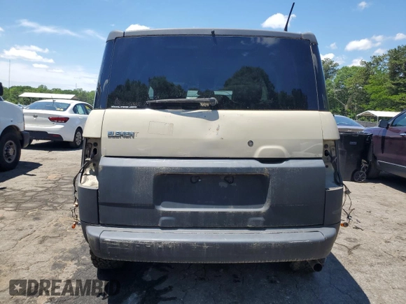 2005 Honda Element EX with VIN 5J6YH28645L002656, listed as a Copart auction lot 55456825 with 189,701 mi miles and Clean Title. Bid and sale history available at DreamBid. Image 6.