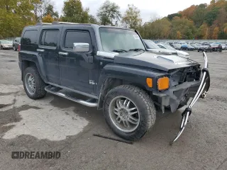 2006 Hummer H3 with VIN 5GTDN136968195060, listed as a Copart auction lot 76206994 with 205,939 mi miles and Salvage Title. Bid and sale history available at carsss.com. Image 4.