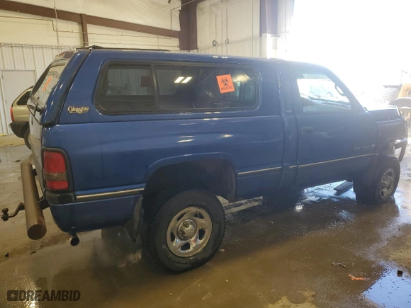 1996 Dodge Ram 1500 with VIN 1B7HF16Z8TJ180744, listed as a Copart auction lot 44231685 with 0 mi miles and Non Repairable. Bid and sale history available at carsss.com. Image 3.