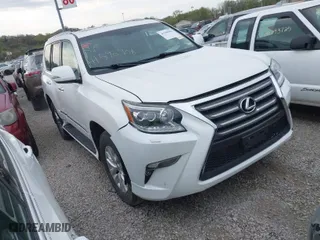 2015 Lexus GX 460 with VIN JTJBM7FX8F5106280, listed as a IAAI auction lot 41590906 with 158,163 mi miles. Bid and sale history available at carsss.com. Image 1.