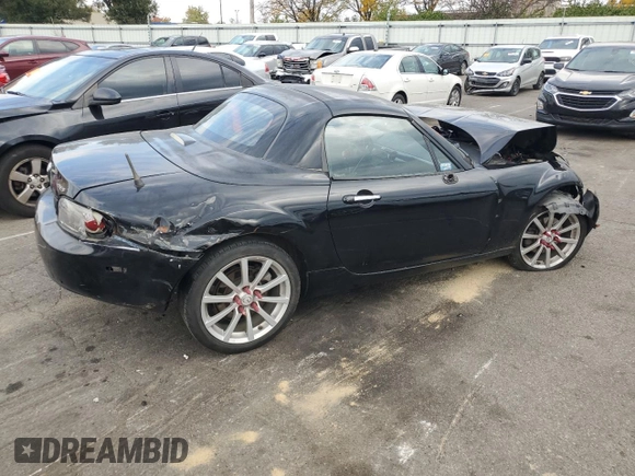 2008 Mazda MX-5 Miata Touring with VIN JM1NC26F080154207, listed as a Copart auction lot 76906044 with 169,602 mi miles and Salvage title. Bid and sale history available at DreamBid. Image 3.