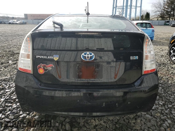 2010 Toyota Prius II with VIN JTDKN3DU2A0210416, listed as a Copart auction lot 52500955 with 216,923 mi miles and Salvage Title. Bid and sale history available at carsss.com. Image 6.