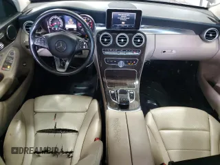 2015 Mercedes-Benz C 300 with VIN 55SWF4JB4FU051543, listed as a Copart auction lot 55327735 with 183,506 mi miles and Clean Title. Bid and sale history available at DreamBid. Image 8.