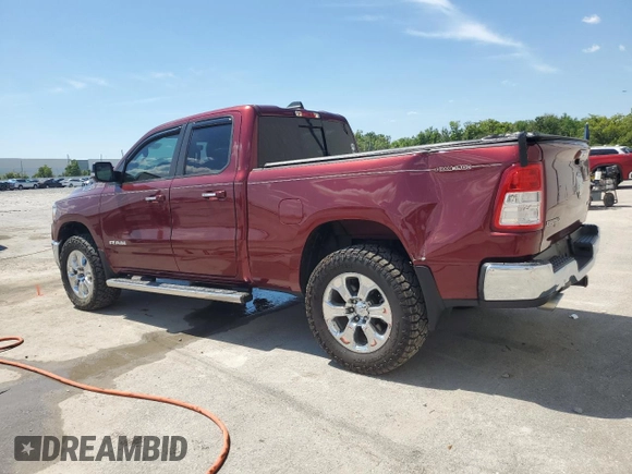 2020 Ram 1500 Big Horn with VIN 1C6RREBT7LN250920, listed as a Copart auction lot 50584455 with 69,109 mi miles and Salvage Title. Bid and sale history available at carsss.com. Image 2.