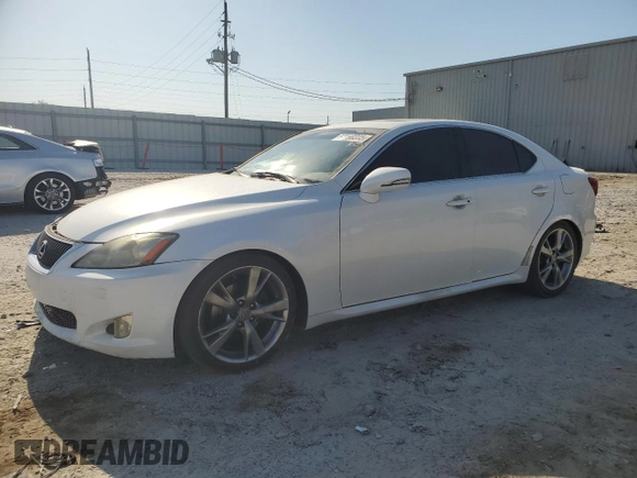 2009 Lexus IS 250 with VIN JTHBK262595086475, listed as a Copart auction lot 52990225 with 80,837 mi miles and Salvage Title. Bid and sale history available at carsss.com. Image 1.
