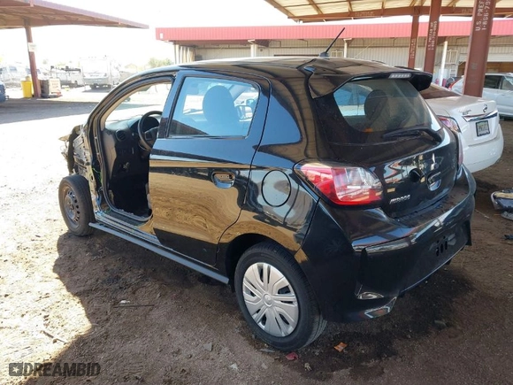 2021 Mitsubishi Mirage ES with VIN ML32AUHJ8MH012319, listed as a IAAI auction lot 41825020 with 49,164 mi miles. Bid and sale history available at carsss.com. Image 3.