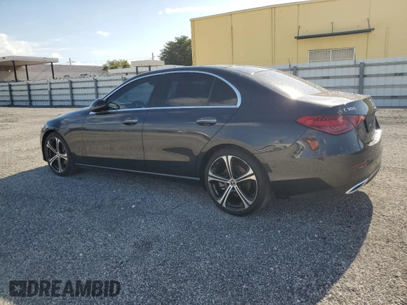 2022 Mercedes-Benz C 300 with VIN W1KAF4GB7NR041381, listed as a Copart auction lot 52912145 with 88,668 mi miles and Clean title. Bid and sale history available at DreamBid. Image 2.