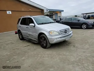 2005 Mercedes-Benz M-Class 3.7L with VIN 4JGAB57E75A564495, listed as a Copart auction lot 43456375 with 156,129 mi miles and Salvage Title. Bid and sale history available at carsss.com. Image 11.