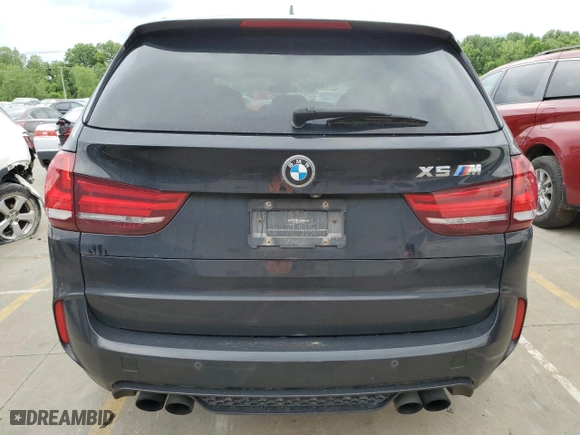 2015 BMW X5 M with VIN 5YMKT6C5XF0C89515, listed as a Copart auction lot 54364934 with 151,595 mi miles and Salvage Title. Bid and sale history available at carsss.com. Image 6.