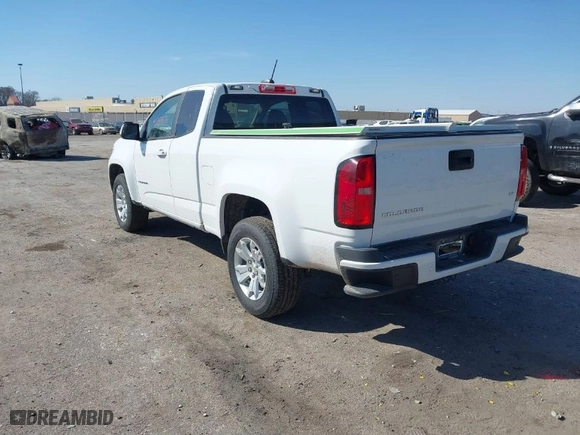 2022 Chevrolet Colorado 2WD LT with VIN 1GCHSCEA4N1122023, listed as a IAAI auction lot 41759271 with 36,854 mi miles. Bid and sale history available at carsss.com. Image 3.