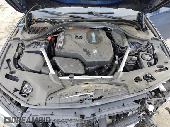 2021 BMW 5 Series 530e with VIN WBA13AG00MCF76425, listed as a Copart auction lot 43806474 with Not Provided miles and . Bid and sale history available at DreamBid. Image 12.