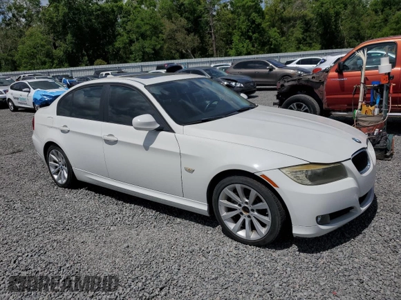 2011 BMW 3 Series 328i with VIN WBAPH7G59BNN02770, listed as a Copart auction lot 51772125 with 0 mi miles and Salvage Title. Bid and sale history available at carsss.com. Image 4.