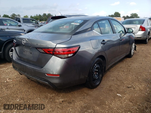 2024 Nissan Sentra S with VIN 3N1AB8BV6RY270880, listed as a Copart auction lot 65655724 with 19,019 mi miles and Salvage title. Bid and sale history available at DreamBid. Image 3.