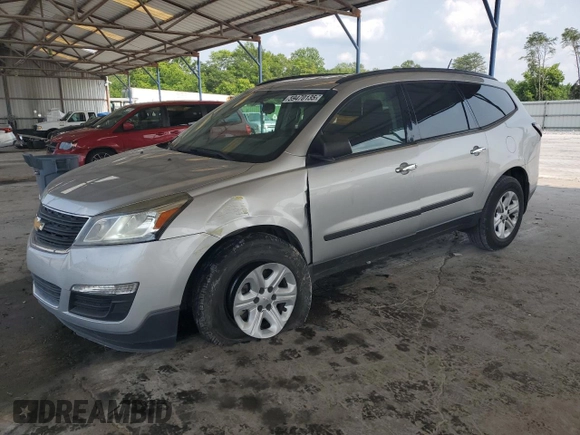 2017 Chevrolet Traverse LS with VIN 1GNKRFED5HJ284168, listed as a Copart auction lot 59470135 with 170,612 mi miles and Salvage title. Bid and sale history available at DreamBid. Image 1.