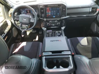 2024 Ford F-150 Raptor with VIN 1FTFW1RJ2RFA41606, listed as a Copart auction lot 75980754 with 3,905 mi miles and Salvage Title. Bid and sale history available at DreamBid. Image 8.