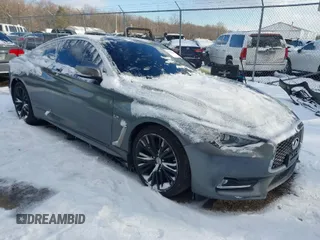 2017 Infiniti Q60 Sport with VIN JN1EV7EL0HM551152, listed as a IAAI auction lot 41358618 with 90,776 mi miles. Bid and sale history available at carsss.com. Image 1.