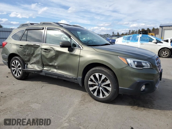2015 Subaru Outback Limited with VIN 4S4BSALC4F3343508, listed as a Copart auction lot 50836215 with 120,460 mi miles and Salvage Title. Bid and sale history available at DreamBid. Image 4.