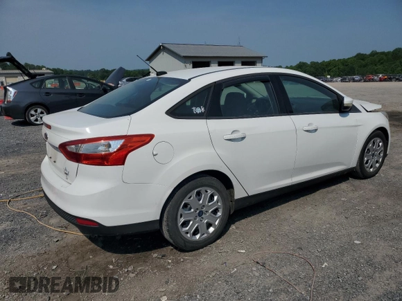 2012 Ford Focus SE with VIN 1FAHP3F21CL445400, listed as a Copart auction lot 58512535 with 142,515 mi miles and Salvage title. Bid and sale history available at DreamBid. Image 3.