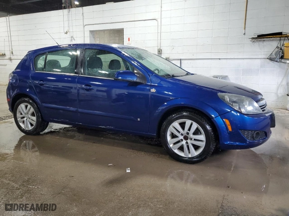 2008 Saturn Astra XR with VIN W08AT671785079591, listed as a Copart auction lot 48187445 with 190,489 mi miles and Salvage Title. Bid and sale history available at carsss.com. Image 4.