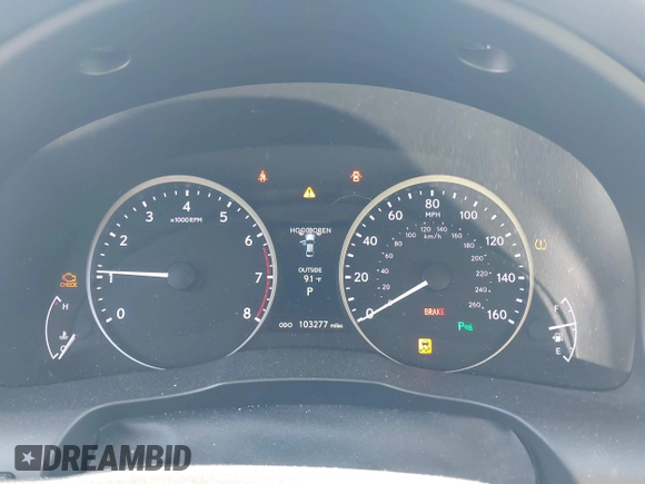 2013 Lexus ES 250 with VIN JTHBK1GG1D2006894, listed as a IAAI auction lot 42103037 with 103,277 mi miles and . Bid and sale history available at DreamBid. Image 7.