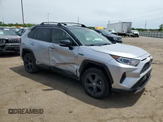 2021 Toyota RAV4 Hybrid XSE with VIN JTME6RFV4MJ008033, listed as a Copart auction lot 59039665 with 174,302 mi miles and Salvage title. Bid and sale history available at DreamBid. Image 4.