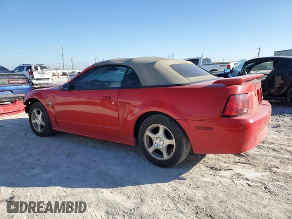 2004 Ford Mustang Deluxe with VIN 1FAFP444X4F126207, listed as a Copart auction lot 85910694 with 130,524 mi miles and Salvage Title. Bid and sale history available at carsss.com. Image 2.