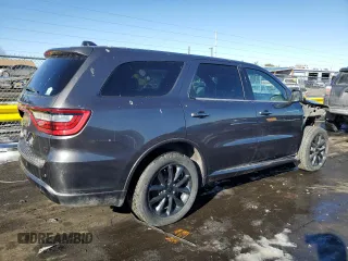 2017 Dodge Durango GT with VIN 1C4RDJDG8HC817087, listed as a Copart auction lot 42809705 with 166,860 mi miles and Salvage Title. Bid and sale history available at carsss.com. Image 3.