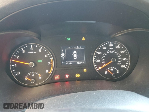 2016 Kia Optima LX Turbo with VIN 5XXGT4L18GG059422, listed as a Copart auction lot 44522895 with 41,954 mi miles and Salvage Title. Bid and sale history available at carsss.com. Image 9.